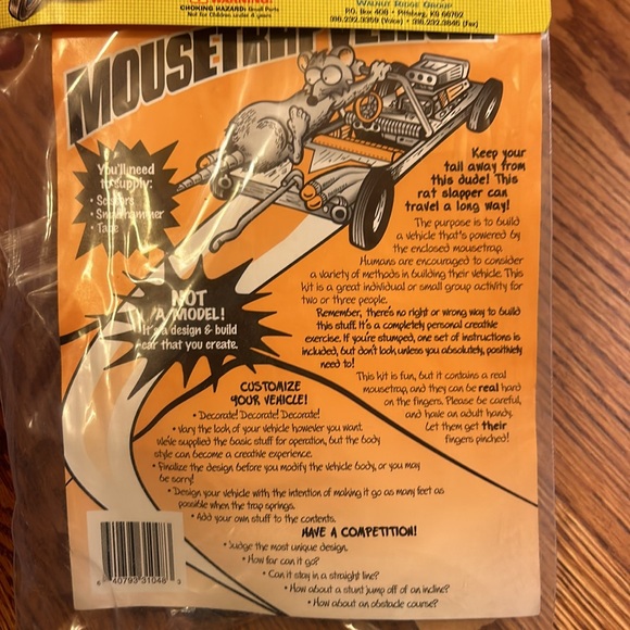NWT Walnut Ridge Problem Solving Activity Kit - Mousetrap Vehicle - Picture 6 of 7